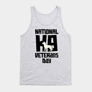 National K9 Veterans Day – March Tank Top